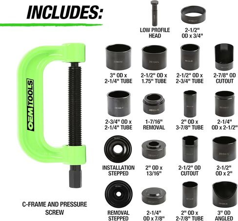 OEMTOOLS 25105 Extra Large Ball Joint Press, Heavy Duty Ball Joint Removal Tool, Extended C Frame For Use With Toyota, Chevrolet, Dodge, Ford in Kuwait