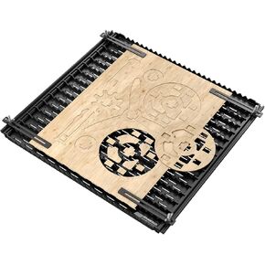 Bisofice AF3 Laser Engraver Protection مساحة عمل 460 × 425 مم لآلة النقش المتوافقة مع Neje/Xtool/Ortur/Sculpfun القطع النظيفة لا يوجد زيت وصمة عار على الجدول السريع للحرارة.