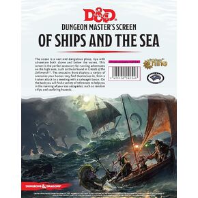 Gale Force Nine Dungeons & Dragons of Ships وشاشة Sea DM