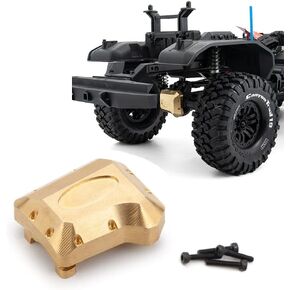 RCLIONS BRASS DIFF غطاء شاق محاور 69G محاور العتاد ل TRX4 T4 المحاور الخلفية الأمامية 1/10th RC Crawler Car Parts
