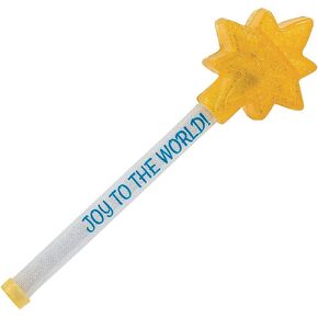 Fun Express - North Star Flashing Light Stick for Christmas - Toys - Value Toys - Light Up Toys - Christmas - 12 Pieces