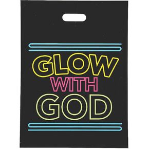 Fun Express Neon Faith Trick-Or-Treat Goody Bags - Party Supplies - VBS Vacation Bible School Supplies/Decor - 50 Pieces