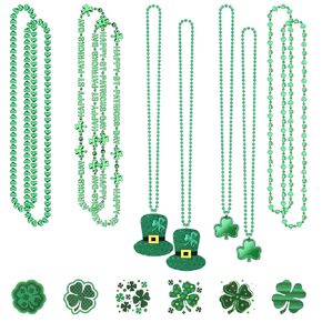 10pcs St Patricks Day Beads قلادات و 72 مساءً St.