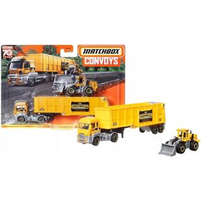 سلسلة Convoys Matchbox Series Ford Cargo & Logger Bed ، Dirt Smasher