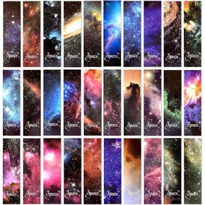 30 PCS Fantasy Starry Night Starks ، وضع إشارة مرجعية للورق لمحبي الكتب الرجال المراهقين ، علامات كتاب فريدة من نوعها للقراءة
