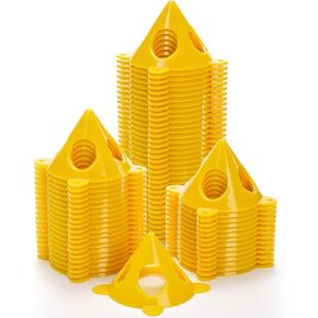 Bekith 40 Pack Cone Cone Canvas و Risers Door Door Riseers - Sugering Acrylic و Epoxy Dorcing Paint Canvas ، 3.5 "× 2"