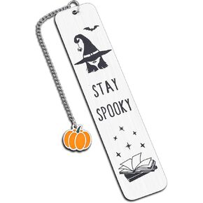 Weird Gifts Spooky Christmas Bookmark for Women Men Teen Boys Girls - Birthday Gift for Him Her Son Daughter - Funny Stuff for Best Friends Coworkers