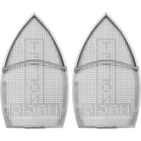 Harfington 2pcs الغطاء الحديد غير الحديد الحذاء الحديد الألومنيوم الكهربائي المساعد الحديد أداة الحديد واقي الملحقات ملحق الكي أصغر من 215 مم (الطول) × 122 مم (العرض)