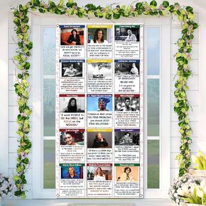 Women’s History Month Door Cover National Women’s Day Decorations Famous Women Quotes March Pink School Classroom Office Door Banner