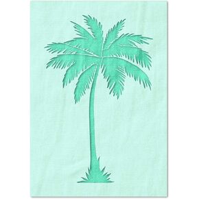 Stencil Stop Palm Tree Stencil - Reusable for DIY Projects, Painting, Drawing, Crafts - 14 Mil Mylar Plastic (2.58 x 4 inches)