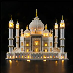 LED Light Kit Compatible with Lego 10256 Taj Mahal (Ver.2017) - Lighting Set for Creator Building Model (Model Set Not Included)