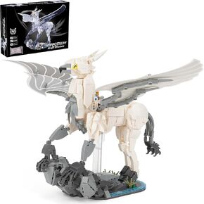 Magic Hippogriff Animals Building Set, Fun Magical Creature Figure Collectible Toy for Kids, Compatible with Lego Adults, Creative Birthday Gift for Boys Girls Ages 6+ (698 PCS)