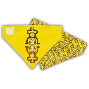 MAX & MOLLY 2-in-1 BANDANA NO-TIE قابلة للانعكاس من أجل الياقات-التصميمات النابضة بالحياة ، متينة وقابلة للآلة-ملحق النسيج الشريحة للقطط والكلاب-وشاح أنيقة ، القرود ، XS/S