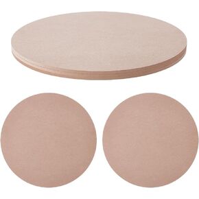 UniCraftale 4pcs مسطح مستدير العجلة الفخار الخفافيش 23.5 سم لوحة الطين لوحة النحت قاعدة الطين لجهاز الفخار المحمولة الطين لوحة الوزارة للفنون الطين الأدوات الفخار