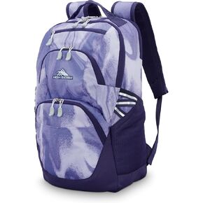 High Sierra Swoop Sg Backpack, Purple Marble Swirl, One Size