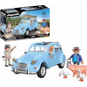 Playmobil Classic Car 70640 Citroën 2 CV ، بطة مع غطاء قابل للإزالة ، قابل للتحصيل لمحبي السيارات ، لعبة لهواة الجمع والأطفال من 5 سنوات