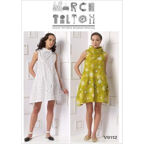 Vogue Patterns V9112 Disses 'Dress ، Size Y (XSM-SML-MED)