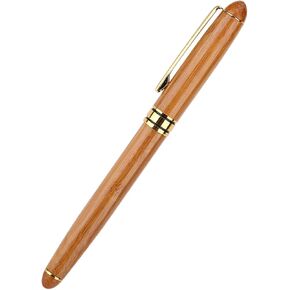 ywbl-wh calligraphy fountain pen nib broad corning crinting ، ital ، alith arial with retro bamboo handle ، طلاب الفنانين العظماء (نصيحة القلم 1.9 مم)