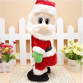 Twerking Santa Claus ، Booty يهز سانتا يرقص سانتا كلوز مع الموسيقى غناء عيد الميلاد Santa Toys for Kids- الأغنية الإنجليزية