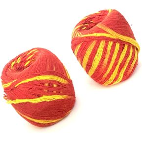 Mauli Mauli kalawa sacred Hindu deed deed yellow cotton pooja pooja thread band nadachadi mauli thread kalawa roli moli raksha sutra dhaga hindu pooja iting accosities set of 4