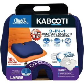 وسادة مقعد Kabooti Coccyx ، الأزرق