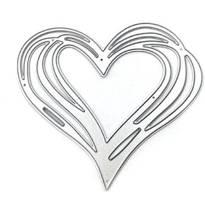 يموت القطع المعدنية Silver Silver Stencil Diy Scrapbook قالب بطاقة ورق الألبوم.