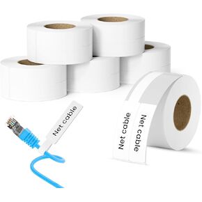CLABEL 0.98"x3.07" Direct Thermal Labels, White Thermal Printer Labels for Barcode, Self-Adhesive Address Shipping Thermal Label Stickers-1 Roll,1000 Labels