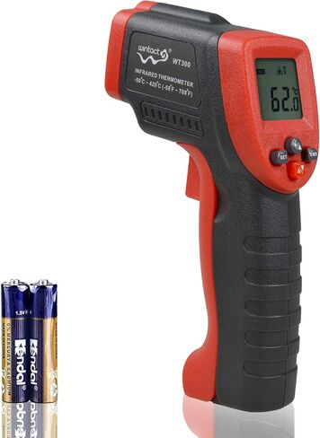 Wintact Digital Infrared Thermometer -58 to 1022℉ (-50 to 550℃) Non-Contact Laser Temperature Gun Measuring Surface for Kitchen Cooking Food Fluid BBQ Frying Meat in Saudi Arabia