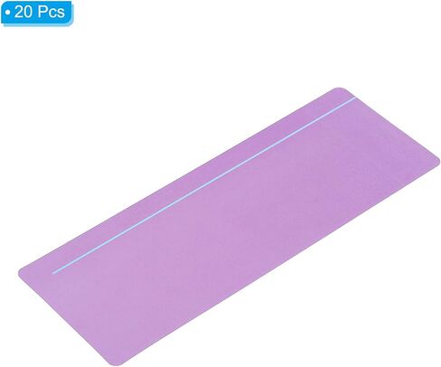 PATIKIL Guided Reading Strips, 20pcs Tracking Highlight Colored Overlay Bookmark Reduce Visual Stress Teaching Supplies with Line for Classroom, Light Blue in Saudi Arabia
