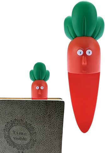 Funny 3D Cartoon Lovely Vegetables Bookmark Green Plants Interesting Reading Bookmarks for Students Office Stationery Creative Gift Ideal for Boys Girls (Asparagus) in Saudi Arabia