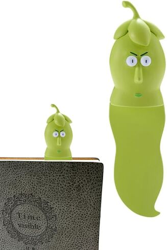 Funny 3D Cartoon Lovely Vegetables Bookmark Green Plants Interesting Reading Bookmarks for Students Office Stationery Creative Gift Ideal for Boys Girls (Asparagus) in Saudi Arabia