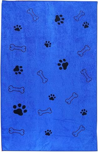 Dog Towels for Drying Dogs,Microfiber Pet Grooming Towel Quick Drying Bathing Supplies Bathing Shower BeachTowel for Dogs Cats and Other Pets,Grey 1-Pack in Kuwait