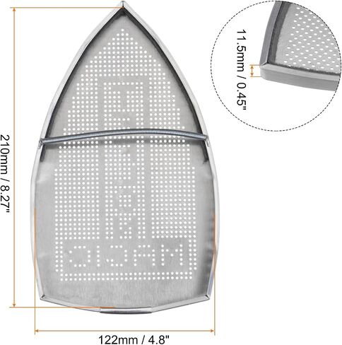 HARFINGTON 2pcs Iron Cover Non Stick Iron Shoe Aluminum Electric Iron Assistant Tool Iron Sole Plate Accessory Ironing Protector Fits Smaller Than 215mm(Length) x 122mm(Width) in Saudi Arabia