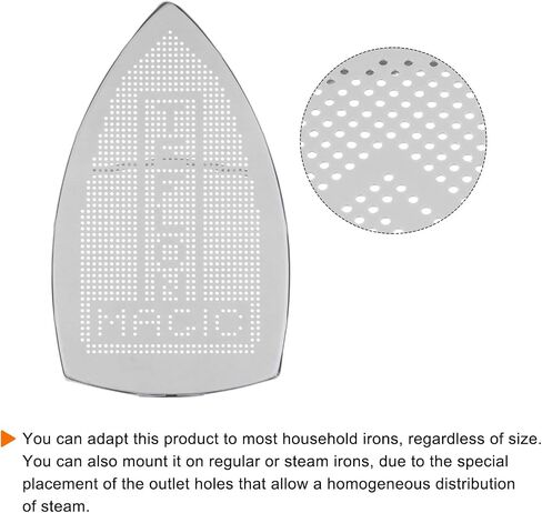 HARFINGTON 2pcs Iron Cover Non Stick Iron Shoe Aluminum Electric Iron Assistant Tool Iron Sole Plate Accessory Ironing Protector Fits Smaller Than 215mm(Length) x 122mm(Width) in Saudi Arabia