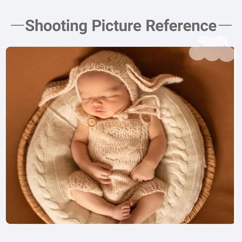 Zeroest Newborn Photography Props Baby Easter Bunny Outfits | New Born Boys Girls First Picture Crochet Knitted Set, Infant Photo Photoshoot in Saudi Arabia