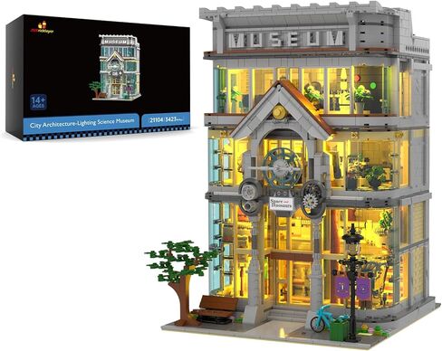 JMBricklayer Building Blocks for Adults Science Museum, House Model Display and Collection Office Room Decor, City Technology Construction Sets Ideas Gifts, Educational Toys for Boys and Girls 21104 in Saudi Arabia