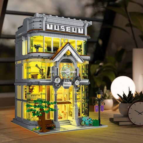 JMBricklayer Building Blocks for Adults Science Museum, House Model Display and Collection Office Room Decor, City Technology Construction Sets Ideas Gifts, Educational Toys for Boys and Girls 21104 in Saudi Arabia