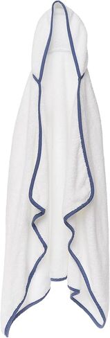 منشفة لالو بغطاء للرأس - 100% قطن عضوي، ناعمة على البشرة الحساسة، مريحة وذات قدرة على الامتصاص، منشفة حمام أطفال بغطاء للرأس قابلة للغسل في الغسالة - جوز الهند in Kuwait