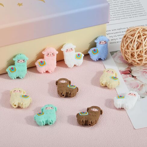 WEWAYSMILE 10 قطع من خرز السيليكون الحيواني، خرز سيليكون لطيف، خرز سيليكون DIY، خرز كبير يستخدم في صناعة الحرف اليدوية المختلفة، والقلم المطرز، وأشرطة الهاتف المطرزة، ومعلقات الحقائب وما إلى ذلك (مخلب الكلب) in Kuwait