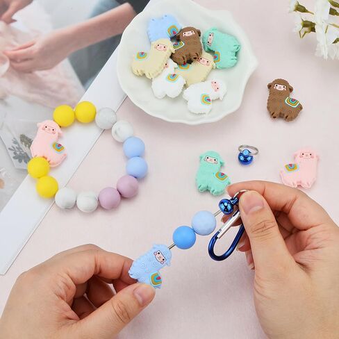 WEWAYSMILE 10 قطع من خرز السيليكون الحيواني، خرز سيليكون لطيف، خرز سيليكون DIY، خرز كبير يستخدم في صناعة الحرف اليدوية المختلفة، والقلم المطرز، وأشرطة الهاتف المطرزة، ومعلقات الحقائب وما إلى ذلك (مخلب الكلب) in Kuwait