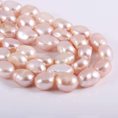 Natural Pearl Freshwater Cultured Pearl Beads for Jewelry Making Punch Loose Beads Handmake DIY for Jewelry Making DIY Women Necklace Bracelet 4-5 mm Color Purple 14 inches in Kuwait
