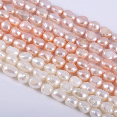 Natural Pearl Freshwater Cultured Pearl Beads for Jewelry Making Punch Loose Beads Handmake DIY for Jewelry Making DIY Women Necklace Bracelet 4-5 mm Color Purple 14 inches in Kuwait