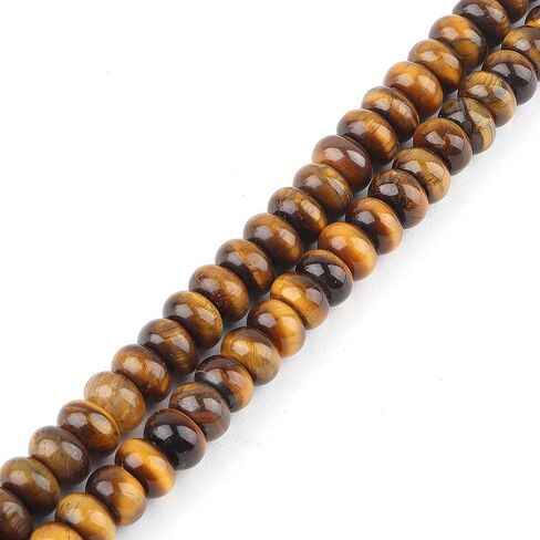 8x5mm Natural Stone Beads Gemstone Beads for Jewelry Making Supplies - Crystal Spacer Beads for Bracelets, Rondelle Abacus Beads for Craft(68-75pcs, 8x5mm, Mix) in Saudi Arabia