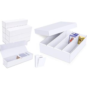 Trading Card Storage Box & Cardboard Storage Box with Dividers for Sports TCG/Magic/Mtg Baseball Card
