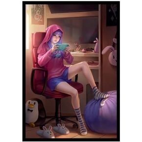Hirako Akari - Weekend Down Time - 100 Matte TCG Card Sleeves (FN55S) - Fantasy North (Mini)