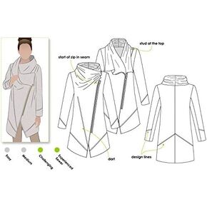 Style Arc Sewing Pattern - Genevieve Jacket (Sizes 04-16)
