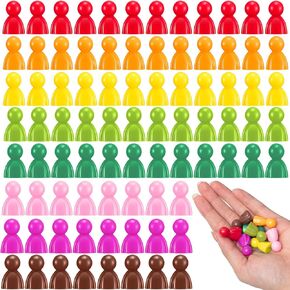 LILIFL 200 PCS Poard Game Pieces Tolels Multi-Color Game Tokens مثالية للفرز والعد والقطع البديلة و 8 ألوان