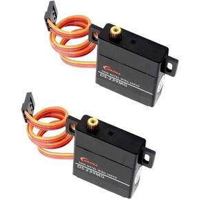 2PCS CORONA DS239MG DIGITAL SERVO MOTOR SLIM WING GEAR 4.6KG/0.15SEC/22G لـ RC GLIDER ROBOT ROBOT