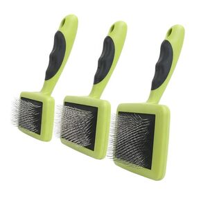 Slicker Brush for Pets. Dogs and Cats. Grooming Tool For Loose and Tangled Fur or Hair . Long Pins Long Hair Grooming Brush (Small)