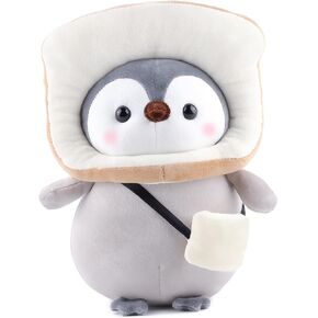 Anboor 9.8" Love Penguin Stuffed Animal, Cute Penguin Soft Plush Toy with Love Outfit, Stuffed Penguin Plushies Animals Toys for Boys Girls Birthday Valentine's Day Party Favors